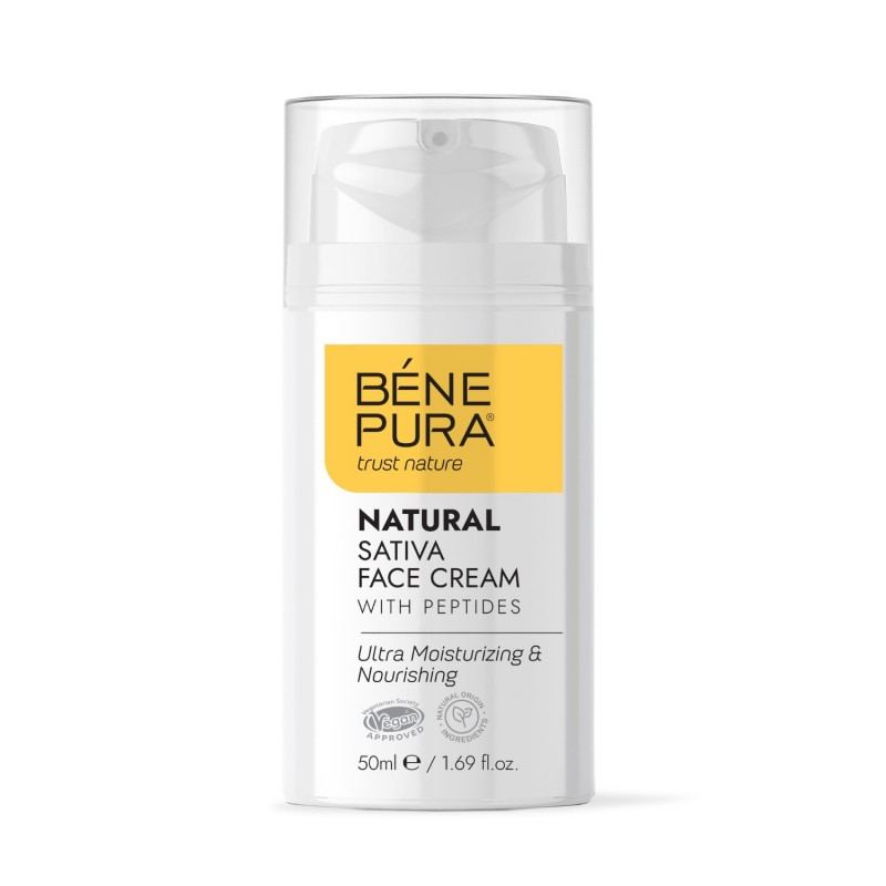Drėkinamasis veido kremas - 50ml - Natūrali kosmetika