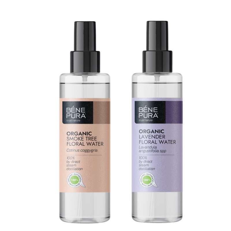 Bio Dūmų Medžio Gėlių vanduo ir Bio Levandų Gėlių vanduo - GMC