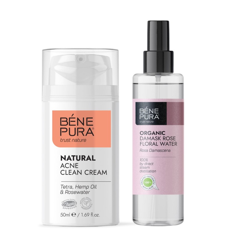 Veido kremas nuo spuogų ir Bio Damaskinių Rožė Rožių vanduo - GMC