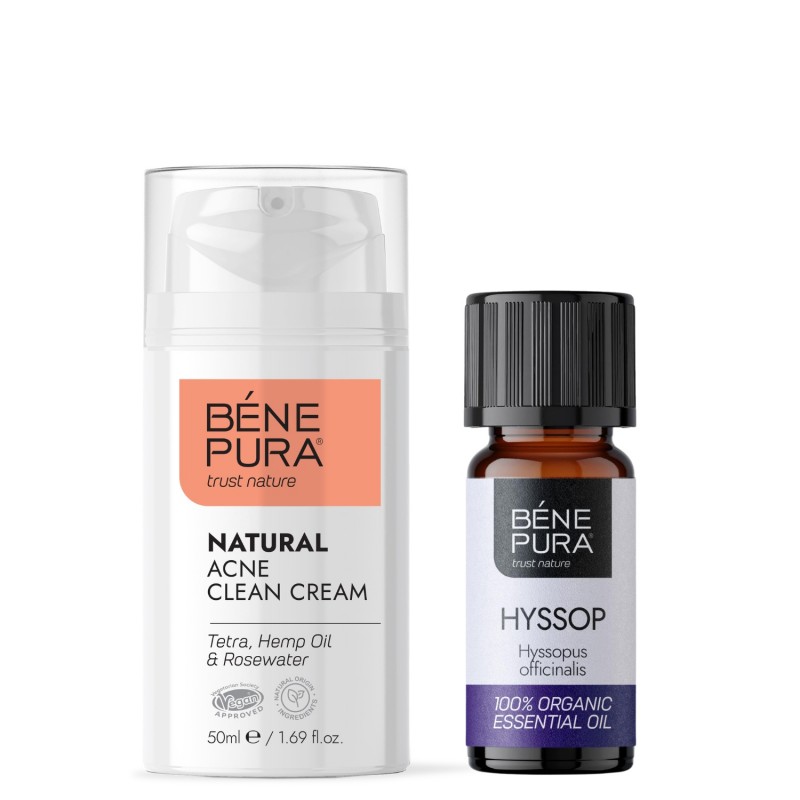 Veido kremas nuo spuogų ir Bio Isopų Eterinis aliejus - GMC