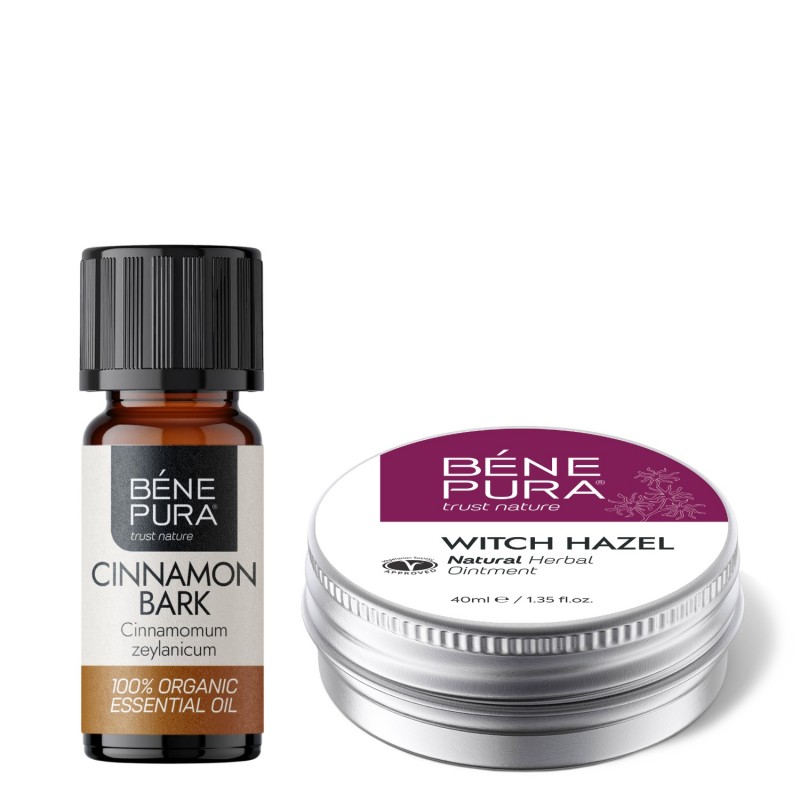 Tepalas nuo Hemorojaus su Hamameliu ir Bio Cinamono Eterinis aliejus - GMC