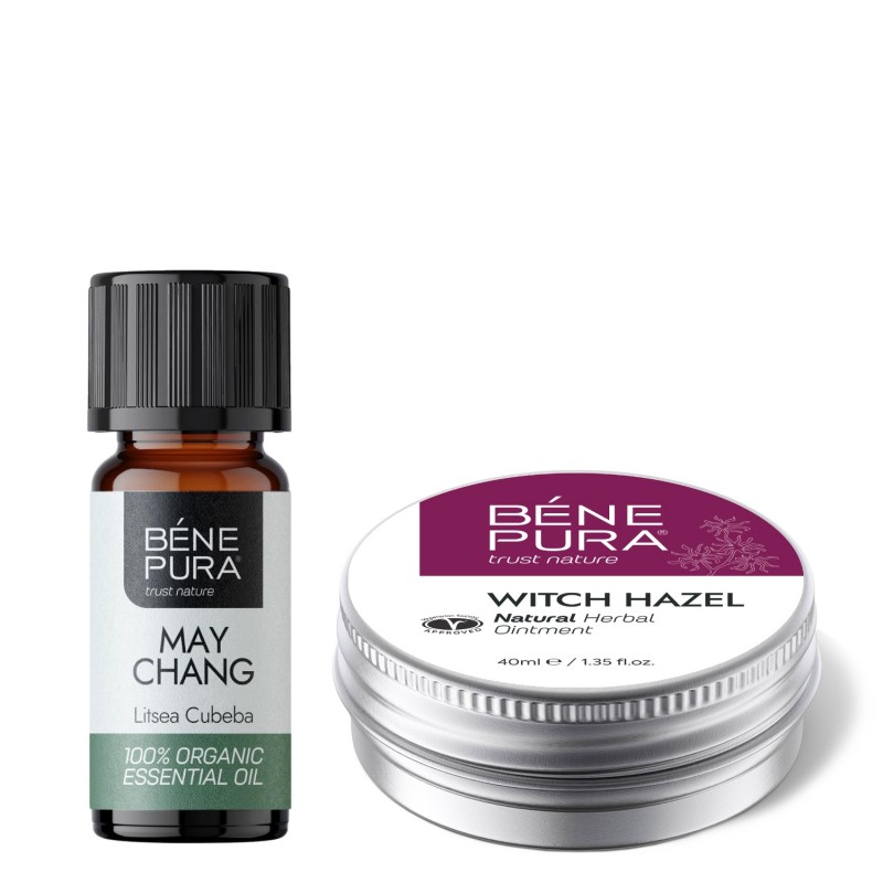 Tepalas nuo Hemorojaus su Hamameliu ir Bio Laurenių Eterinis aliejus - GMC