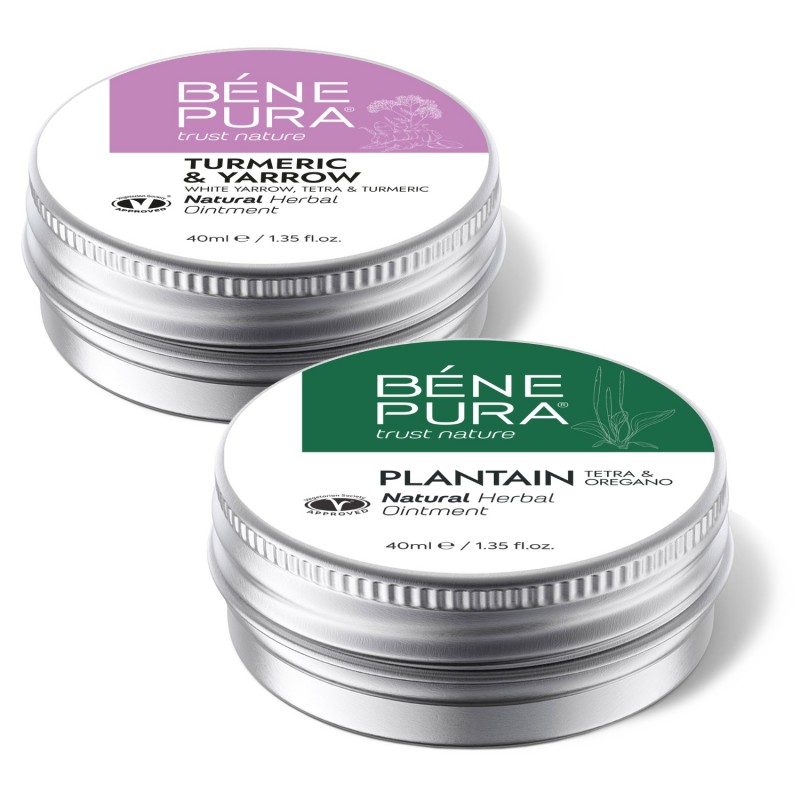 Tepalas nuo Hemorojaus su Baltaisiais Kraujažolėmis, Tetra ir Ciberžolėmis ir Tepalas nuo Niežėjimo su Gyslotis - GMC