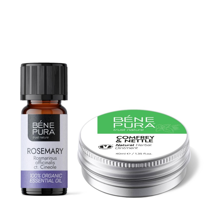 Sąnario tepalas su Comfrey ir Dilgėlės ir Bio Rozmarinų Cineol Eterinis aliejus - Prekių palyginimas