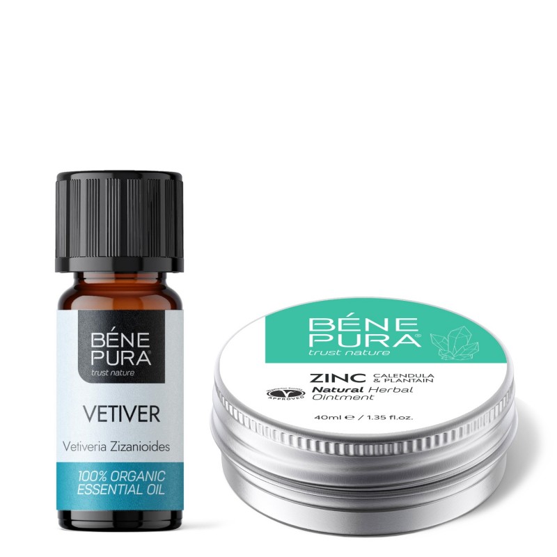 Tepalas nuo Niežėjimo su Cinko Oksido ir Bio Vetiverijų Eterinis aliejus - GMC