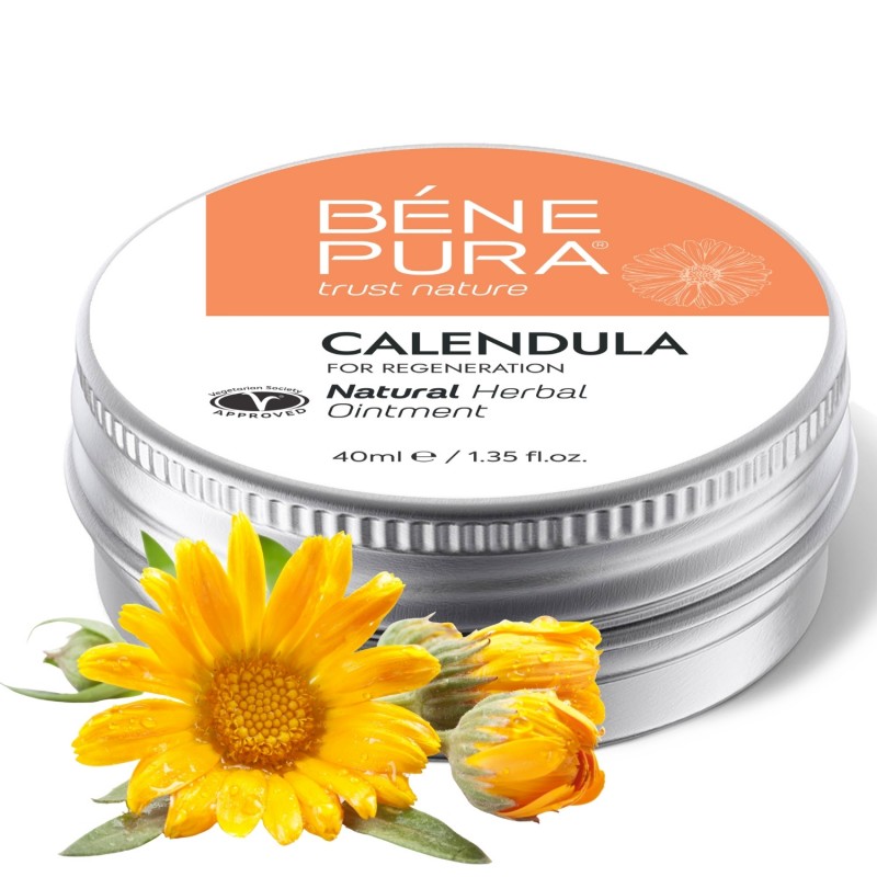 Nudegimų ir žaizdų tepalas su Medetkomis - 40ml - Tepalai nuo randų