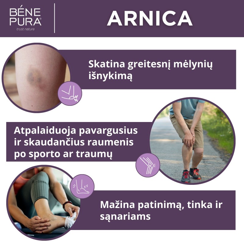 Sumušimai Tepalas su Arnika - 40ml