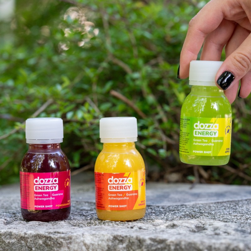 6x Pack DOZZA Energy Cool Apple Energy shot - 60ml - Benepura.lt 6x Pack DOZZA Energy Cool Apple Energy shot - 60ml