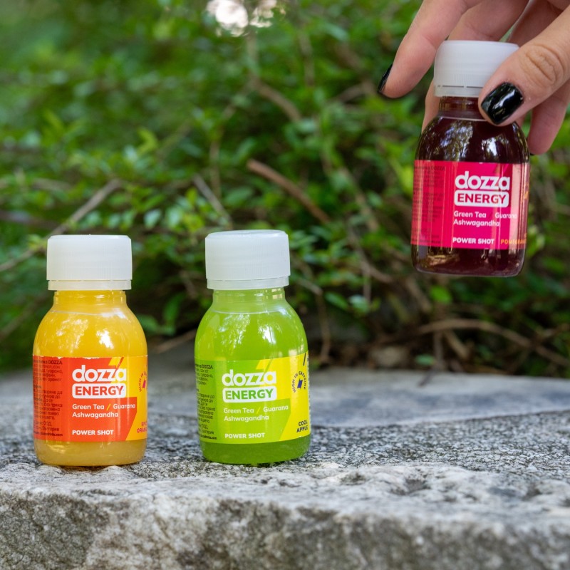 6x Pack DOZZA Energy Hot Pomegranate Energy shot - 60ml - Benepura.lt 6x Pack DOZZA Energy Hot Pomegranate Energy shot - 60ml