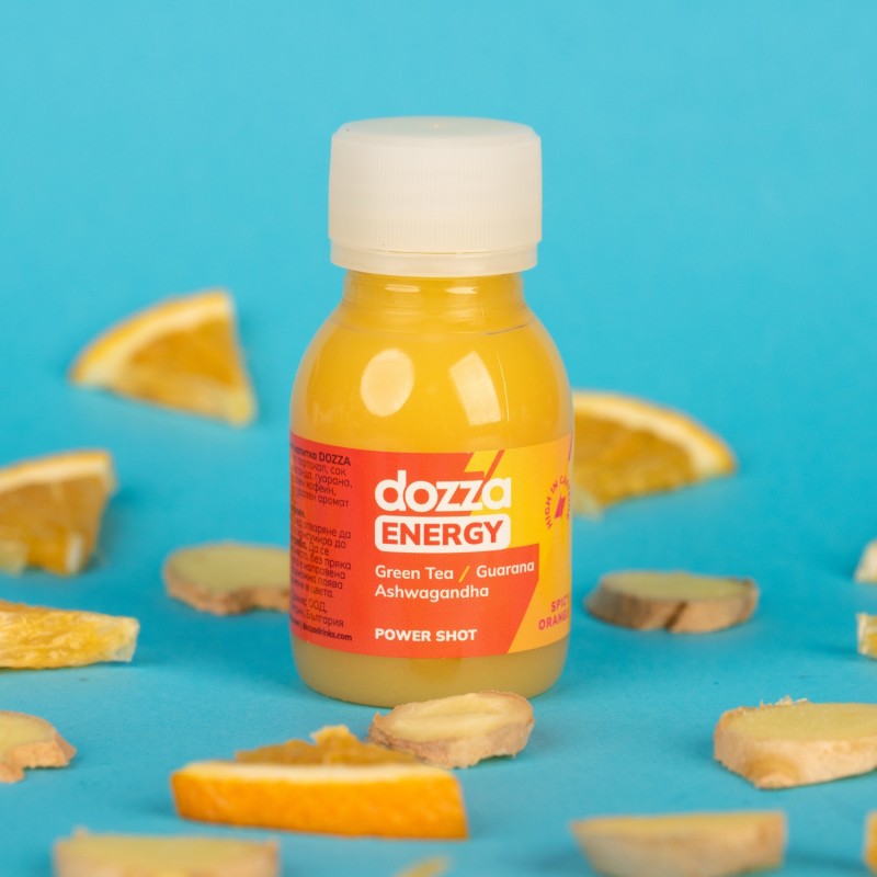 DOZZA Energy Spicy Orange Energy shot - 60ml - Benepura.lt DOZZA Energy Spicy Orange Energy shot - 60ml