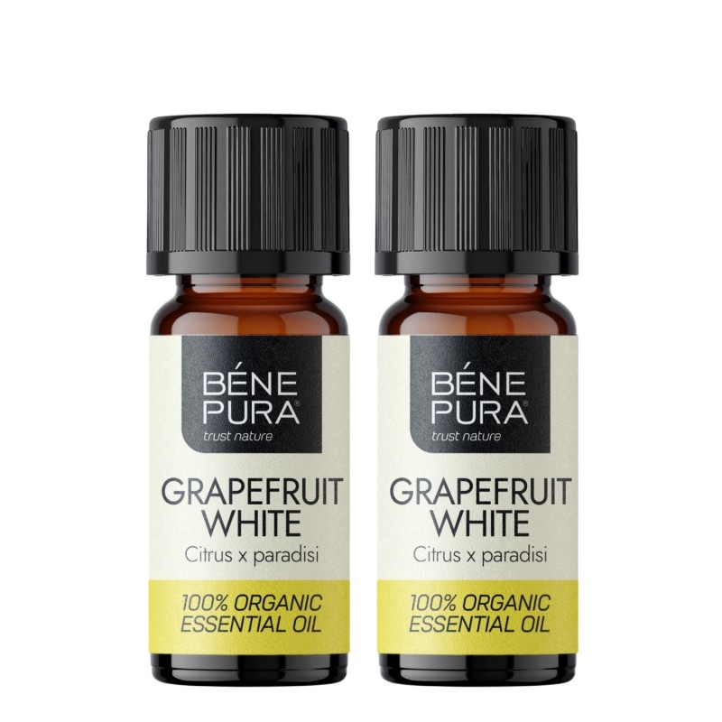 2x Bio Baltųjų Greipfrutų Eterinis aliejus - 10ml - Rinkiniai