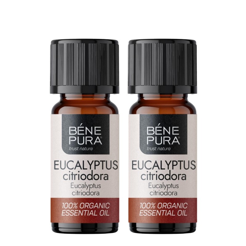 2x Bio Eukaliptų Citriodora Eterinis aliejus - 5ml - Rinkiniai