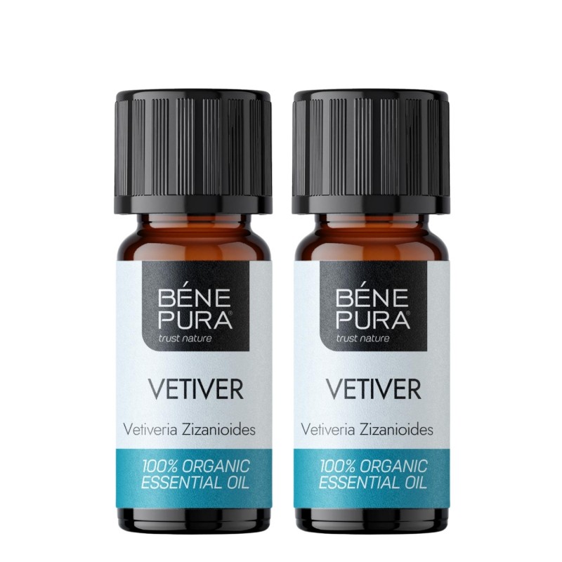 2x Bio Vetiverijų Eterinis aliejus - 5ml - Rinkiniai