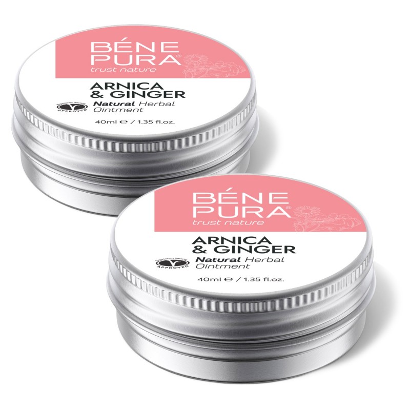 2x Sumušimai Tepalas su Arnika ir Imbieru - 40ml - Rinkiniai