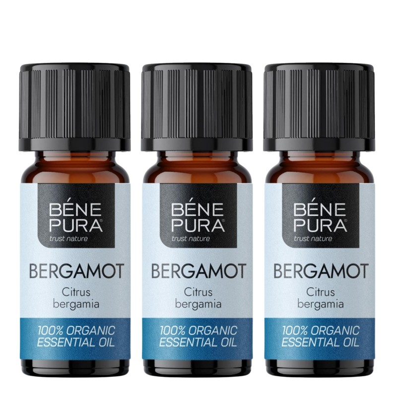 3x Bio Bergamočių Eterinis aliejus - 10ml - Rinkiniai