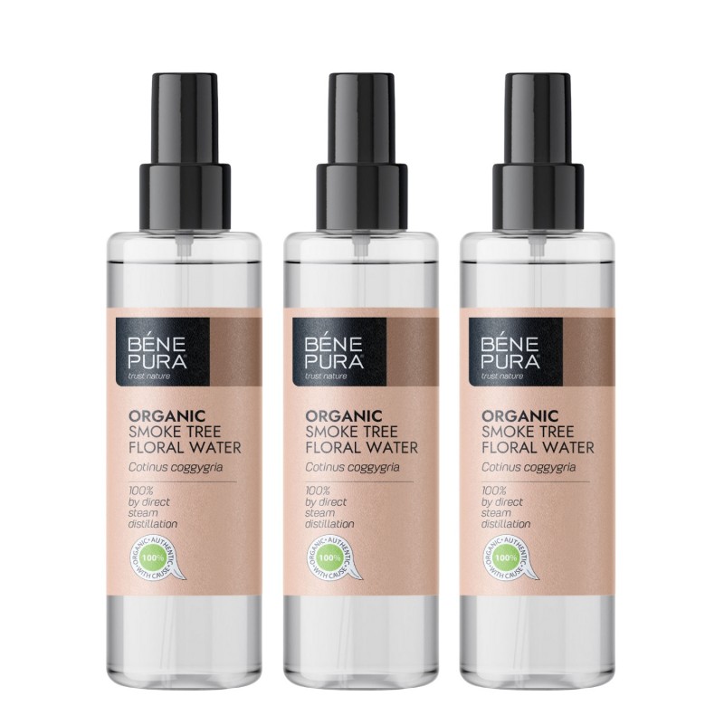 3x Bio Dūmų Medžio Gėlių vanduo - 250ml - Natūrali kosmetika