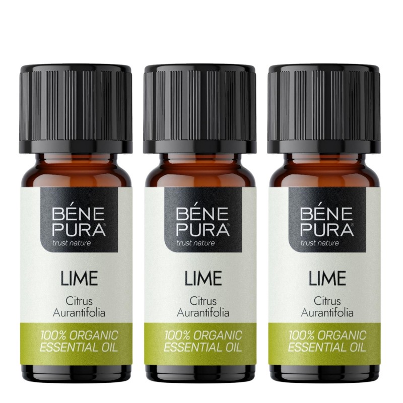 3x Bio Lime Eterinis aliejus - 10ml - Rinkiniai