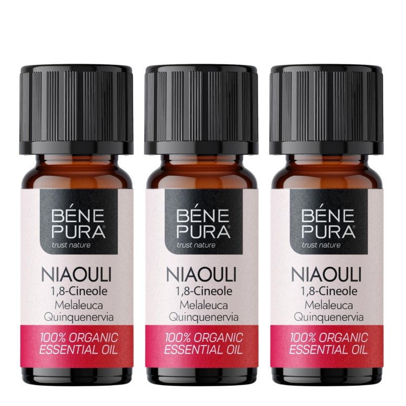 3x Bio Niaouli Eterinis aliejus - 10ml - Rinkiniai