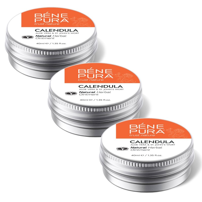 3x Tepalas nuo nudegimų ir žaizdų su Medetka, Alaviju ir Jonažole - 40ml - Rinkiniai