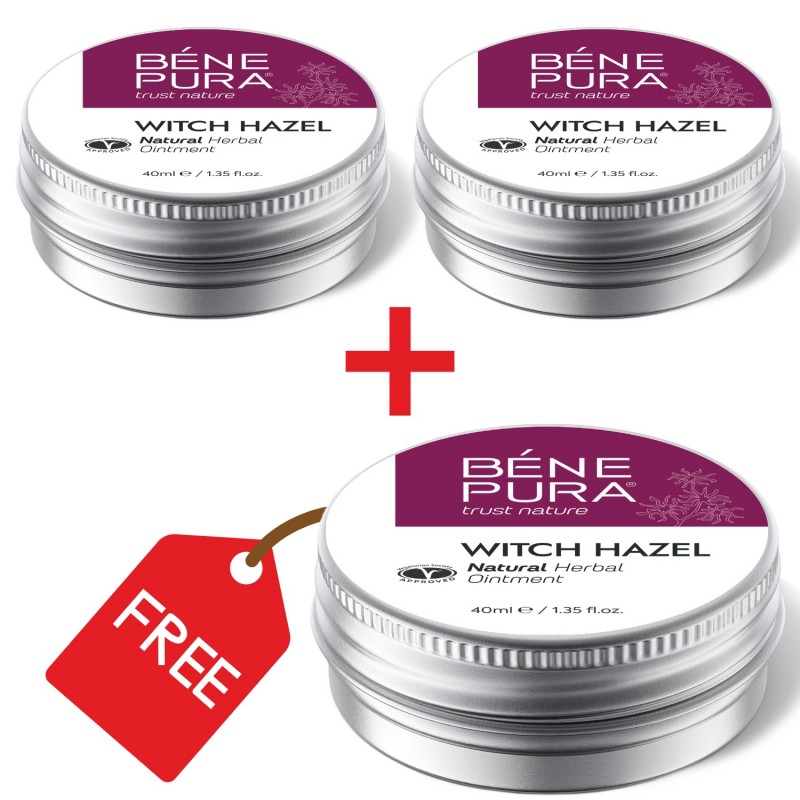 3x Tepalas nuo Hemorojaus su Hamameliu - 40ml - 