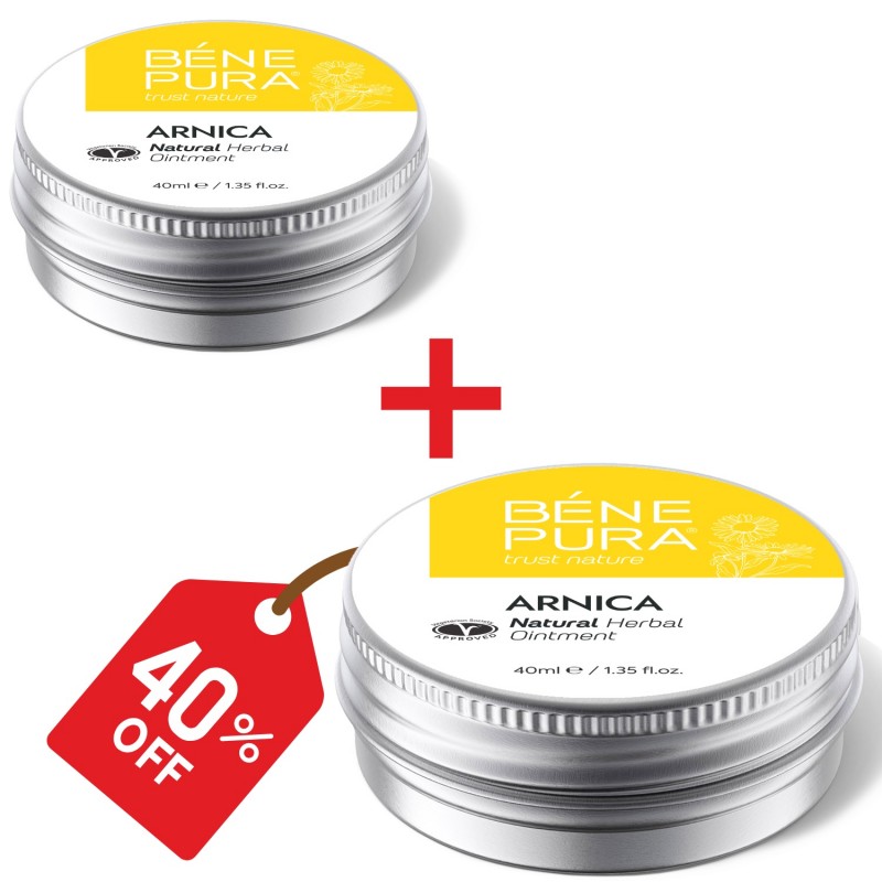 2x Sumušimai Tepalas su Arnika - 40ml - Rinkiniai