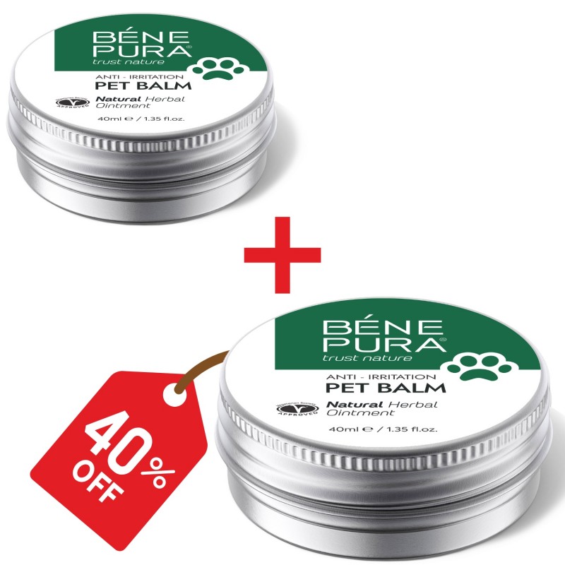 2x Balzamas nuo Dirginimo Augintiniams su Gysločiais - 40ml - Tepalai šunims