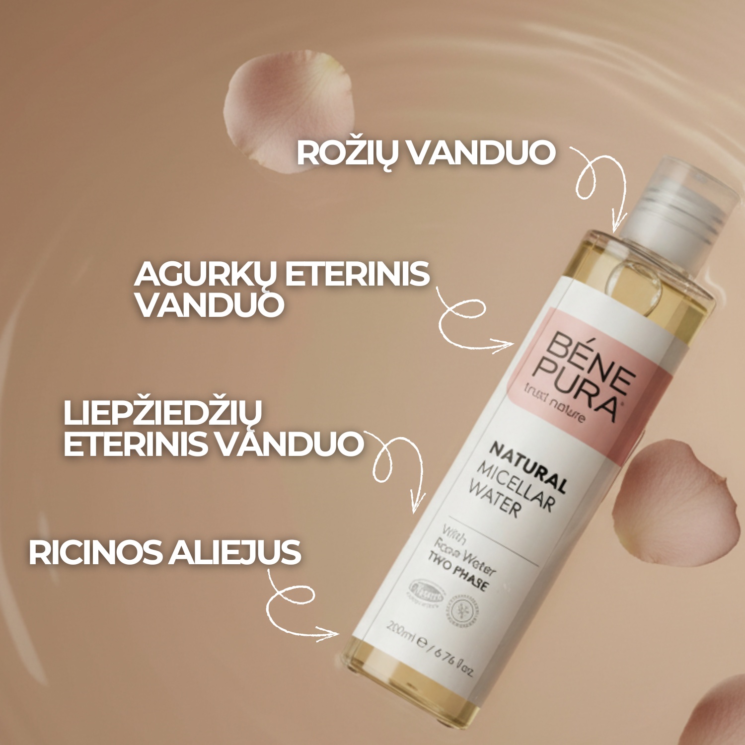 Micelinis vanduo - 200ml