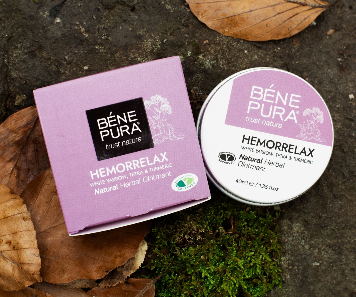 Tepalas nuo Hemorojaus su Baltaisiais Kraujažolėmis, Tetra ir Ciberžolėmis - 40ml